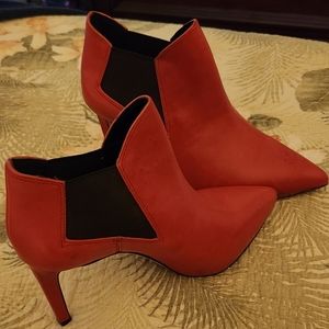 Antonio Melani Leather 2 inch heel boot